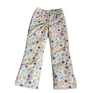 marker juniors Kids floral Multi Color Winter ski pants size 16 Missing Buttons